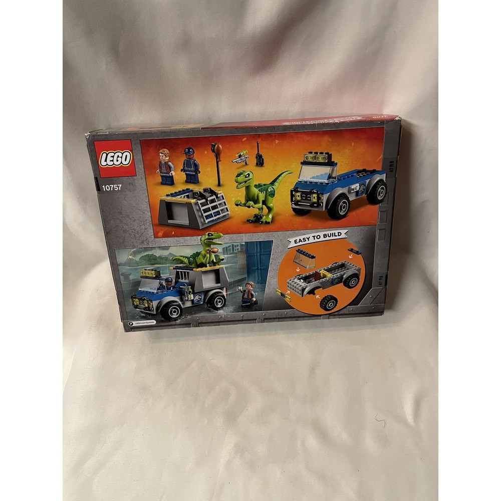 LEGO JUNIORS JURASSIC WORLD 10757 Raptor Rescue Truck New & Sealed - Picture 2 of 2